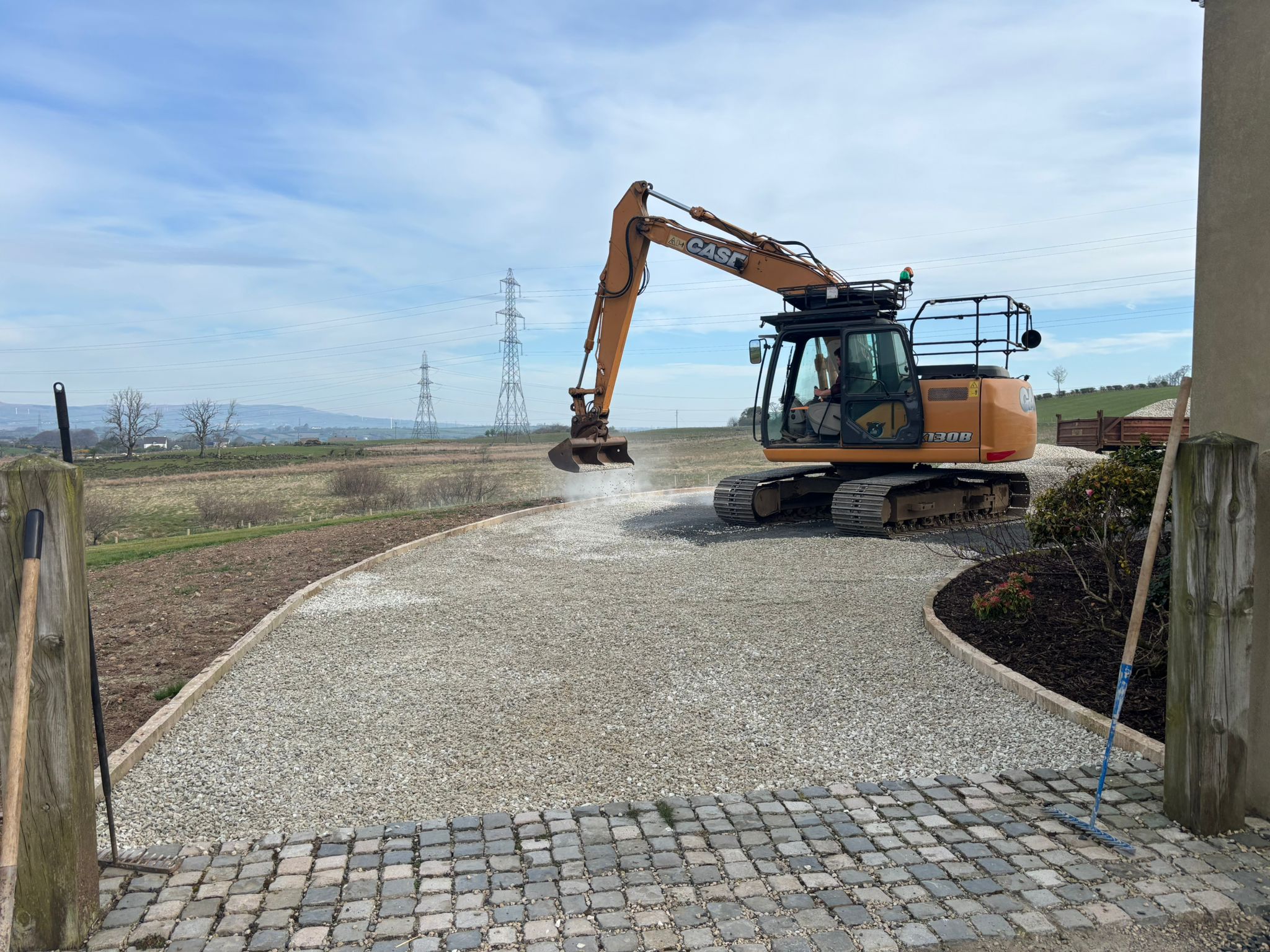 Driveway construction