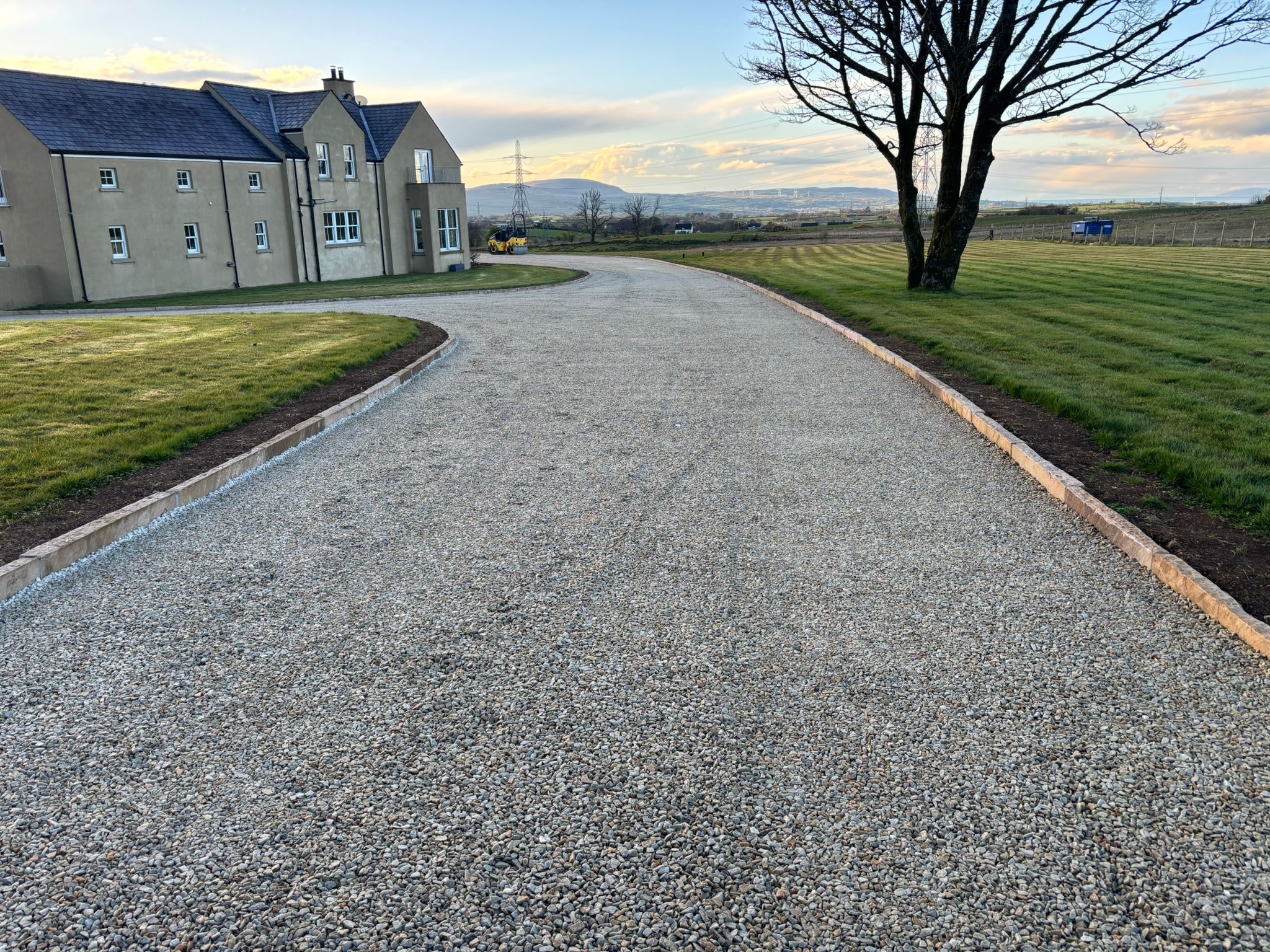 Gravel driveway