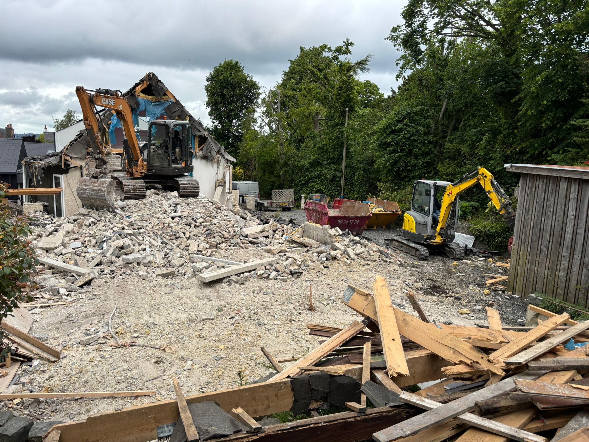 Demolition work